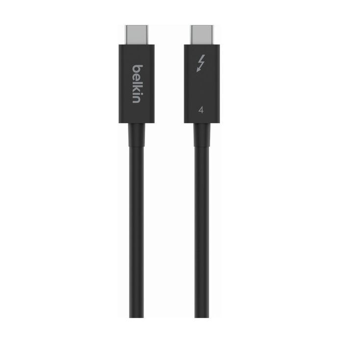 Дата кабель THUNDERBOLT 4, 40Gbps, 100W, 2m Black Belkin (INZ002BT2MBK)