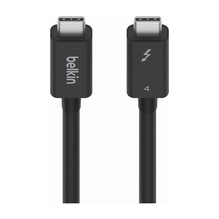 Дата кабель THUNDERBOLT 4, 40Gbps, 100W, 2m Black Belkin (INZ002BT2MBK) изображение 2