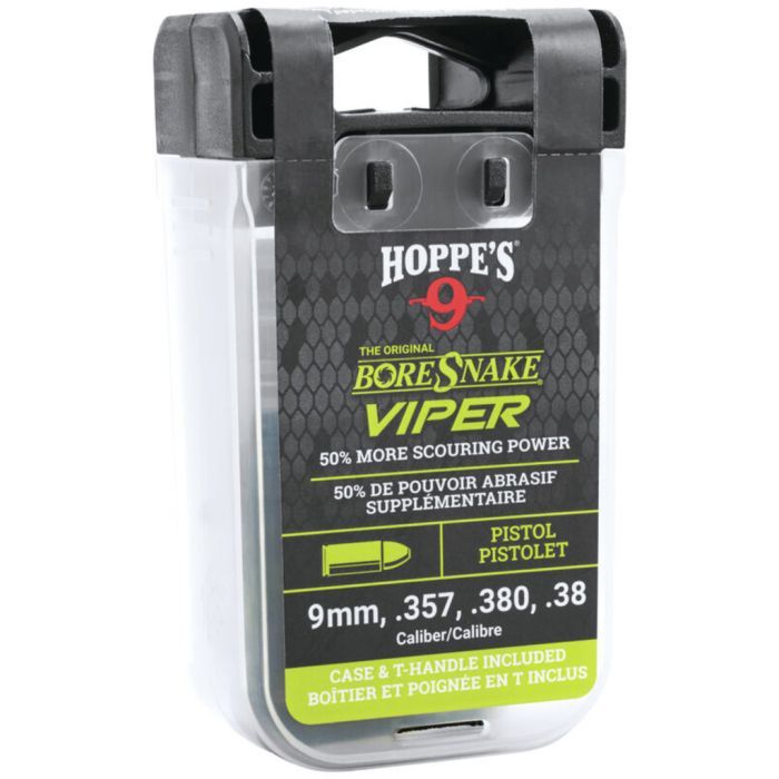 Протяжка для чистки оружия Hoppe's Bore Snake Viper Pistol .355-.38 (24002VD)
