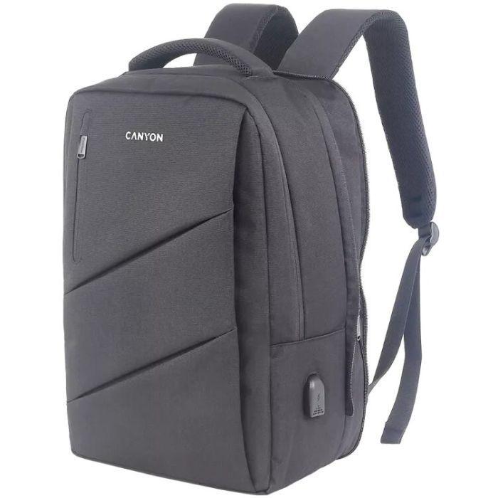 Рюкзак для ноутбука Canyon 15.6" BPE-5 Urban, USB, 12-18L, Grey (CNS-BPE5GY1) изображение 3