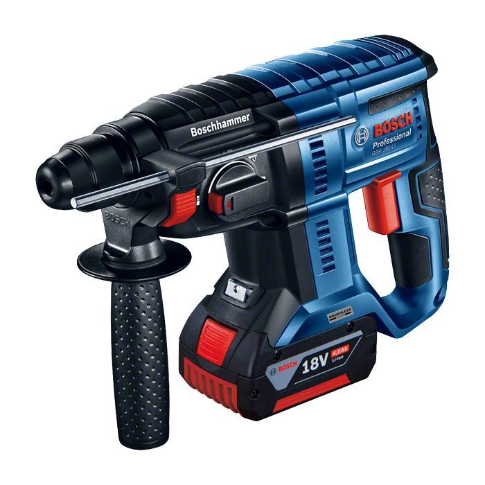 Перфоратор Bosch GBH 180-LI, 2х4Ah, 18, 2 Дж, 2.3 кг (0.611.911.121) изображение 6