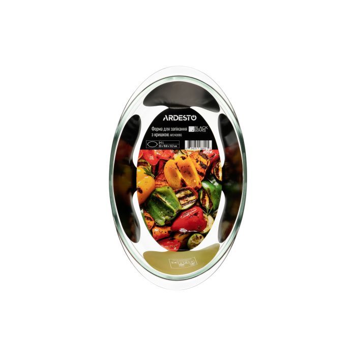Форма для выпечки Ardesto Black Mars CoverOval 3 л (AR2408BG) изображение 2
