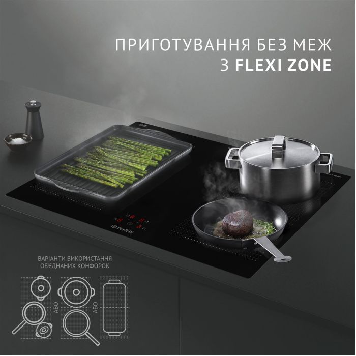 Варочна поверхня Perfelli HI 684 WH зображення 10