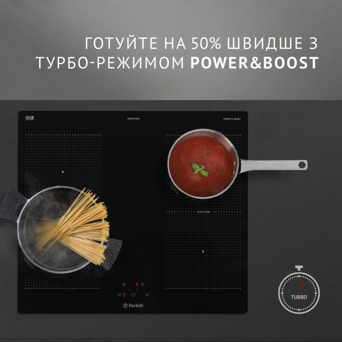 Варочна поверхня Perfelli HI 684 WH зображення 12