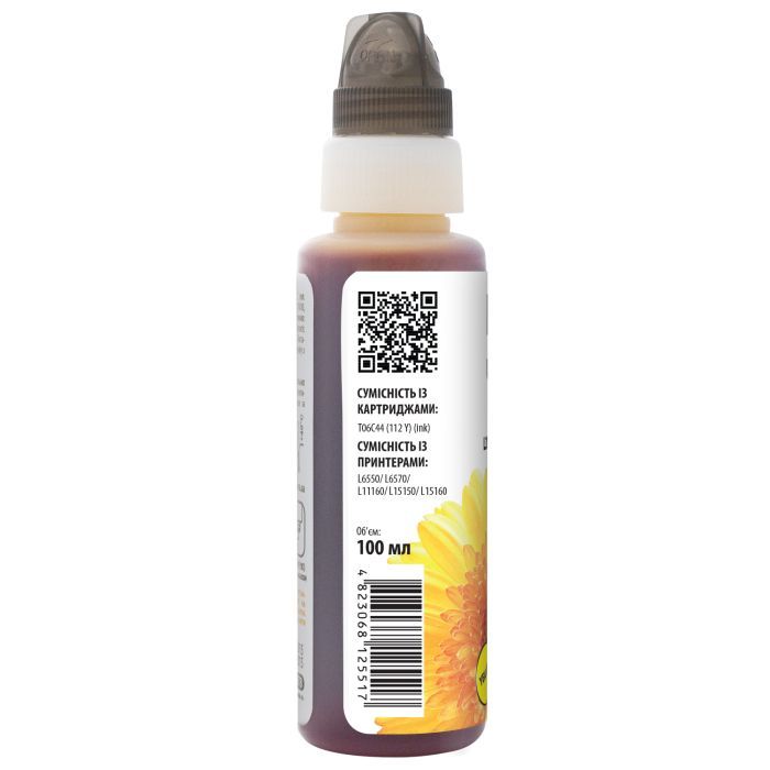 Чорнило Barva Epson 112 100 мл, black, флакон OneKey 1K, pigm. (E112-817-1K) зображення 2