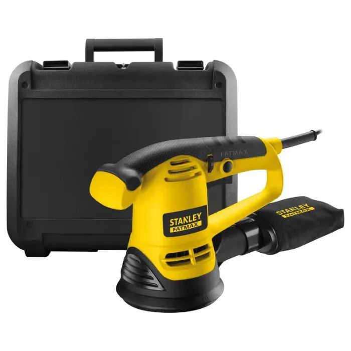 Шліфувальна машина Stanley FatMax, 480W, 4000-12000 об/хв, диск 125 мм, 3,9 кг, кейс (FME440K) зображення 2