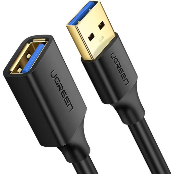 Дата кабель USB 3.0 AM/AF 3.0m US129 Black Ugreen (30127)