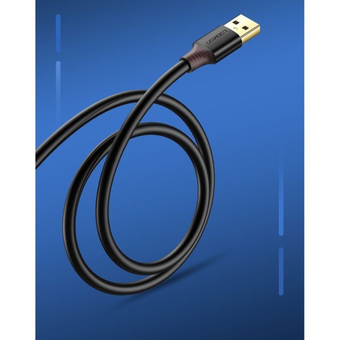 Дата кабель USB 3.0 AM/AF 3.0m US129 Black Ugreen (30127) зображення 4