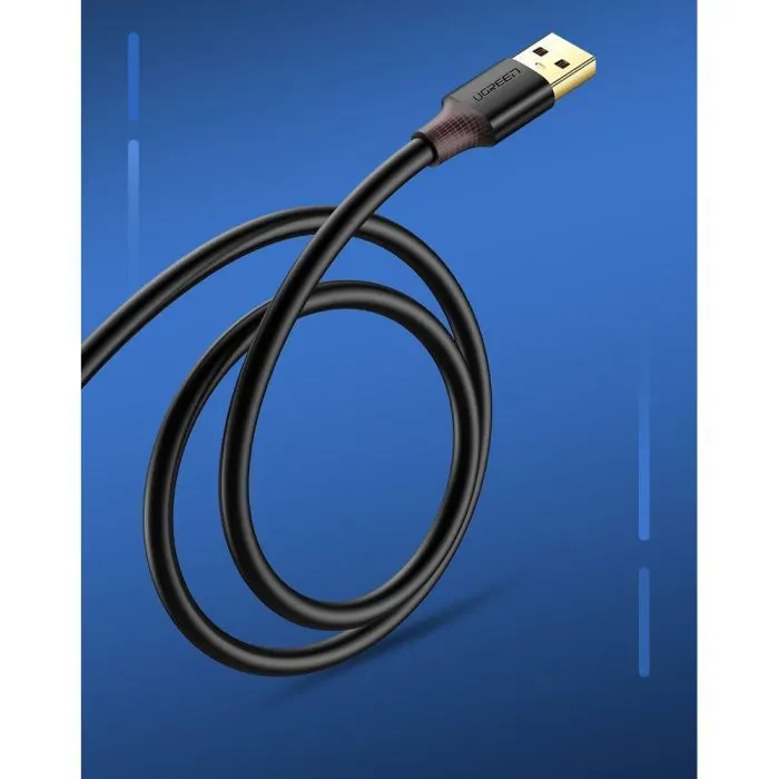 Дата кабель USB 3.0 AM/AF 3.0m US129 Black Ugreen (30127) зображення 4