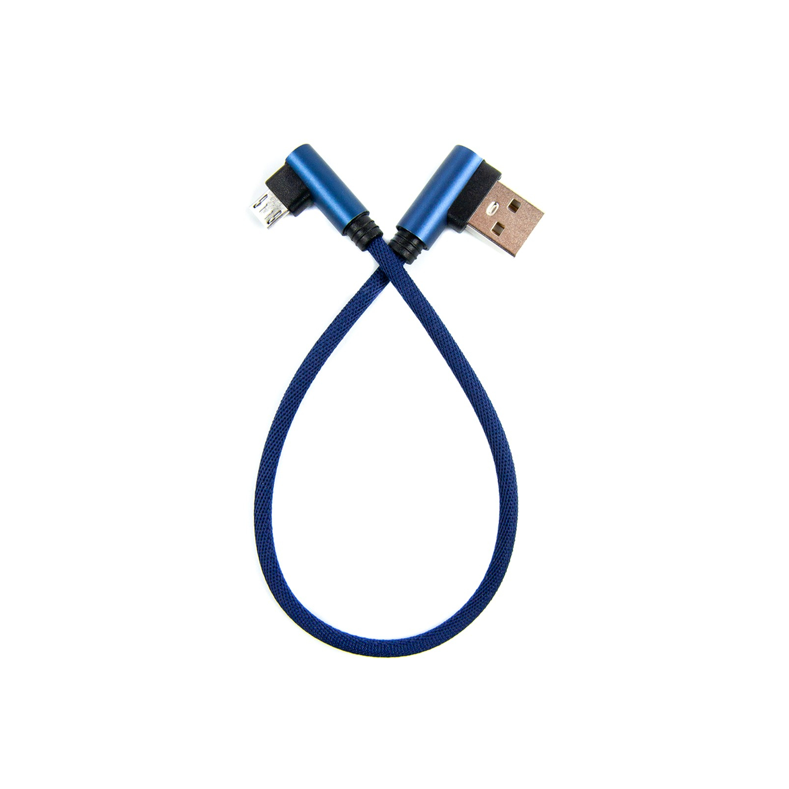 Дата кабель USB 2.0 AM to Micro 5P 0.25m blue Dengos (NTK-M-UG-SHRT-SET-BLUE)