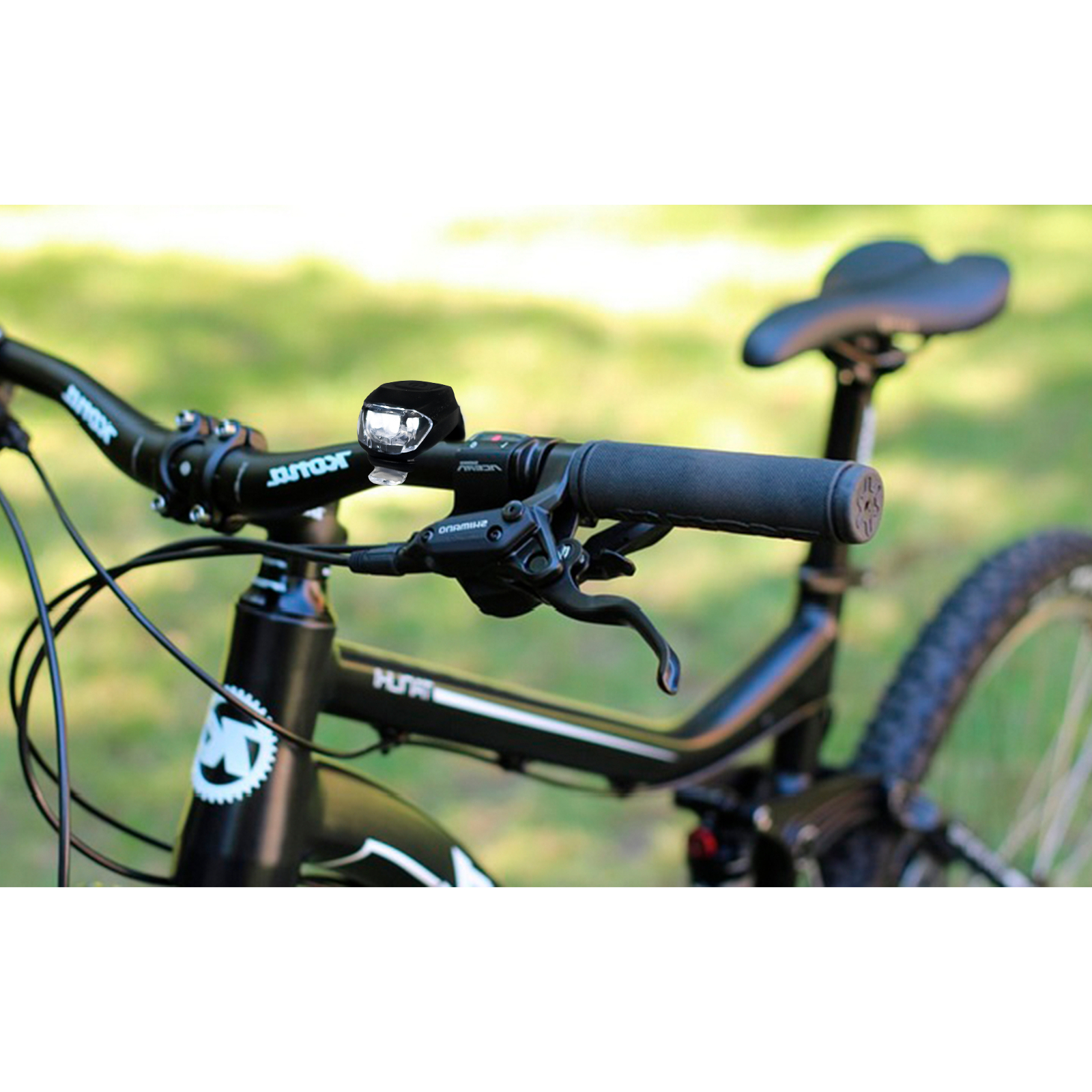 Комплект велофар Good Bike Silicone LED Black (92325Black-IS) зображення 8