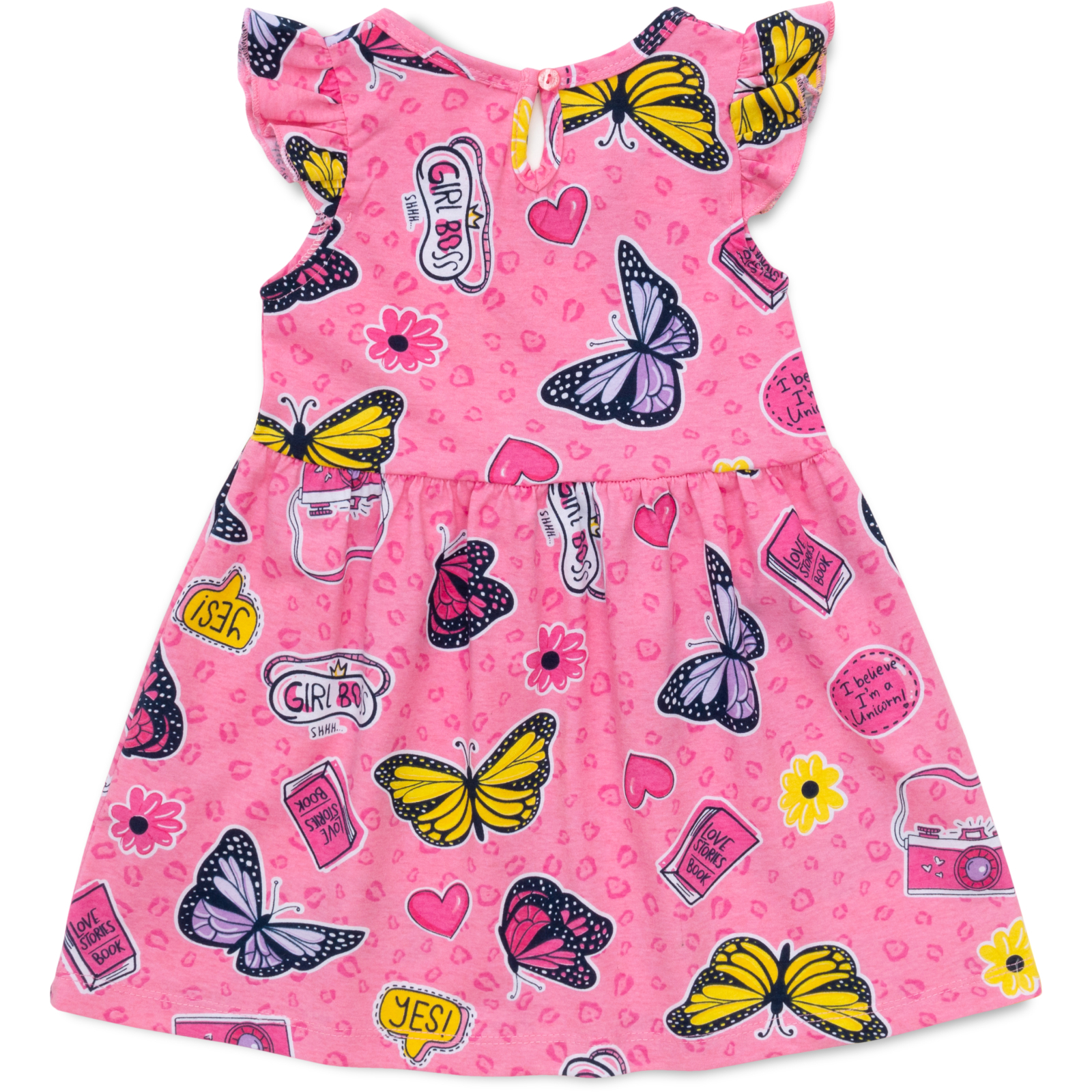 Платье Breeze с бабочками (18692-110G-pink) изображение 2