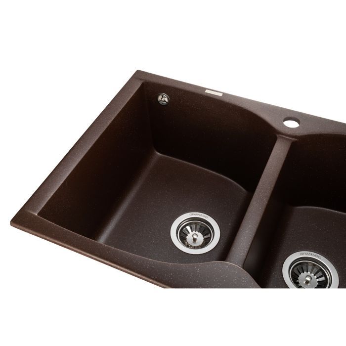 Мийка кухонна GRANADO CORDOBA black shine (gr1201) зображення 5