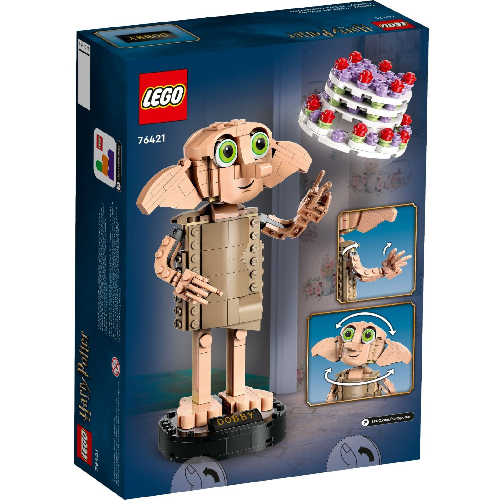 Конструктор LEGO Harry Potter Добби домашний эльф 1199 элементов (76421) изображение 6