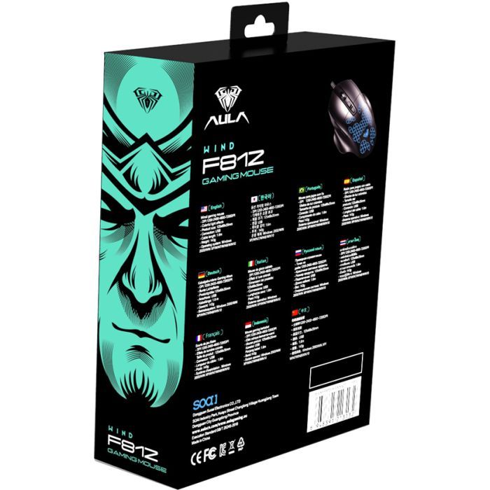 Мышка Aula F812 USB Black (6948391213132) изображение 8