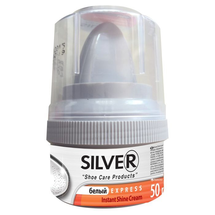 Крем для обуви Silver Express Белый 50 мл (8690757000051)
