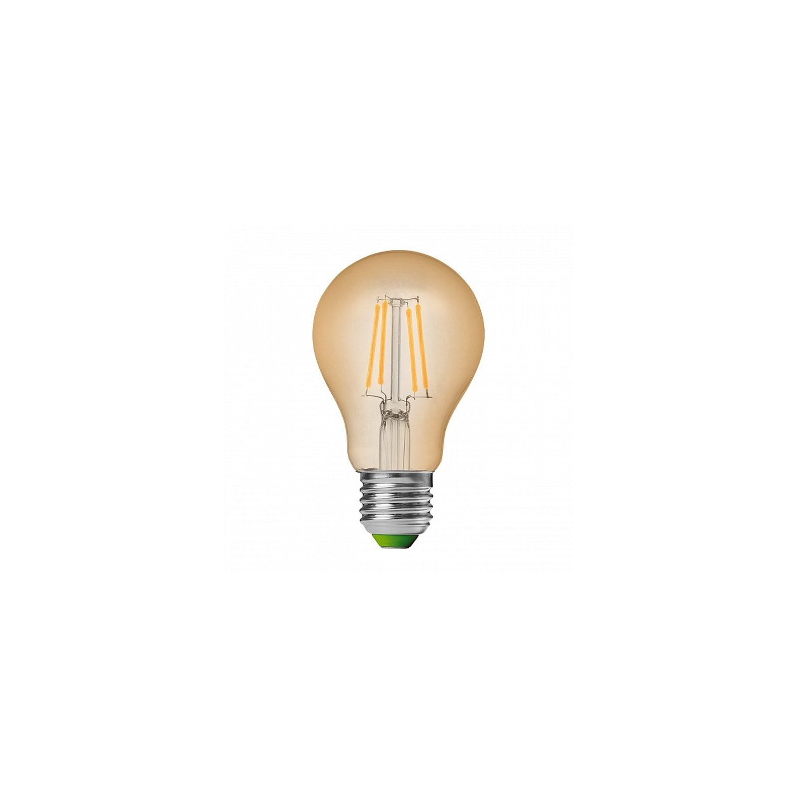 Лампочка Eurolamp A60 8W E27 2700K (deco) акция 1+1 new (MLP-LED-A60-08273(Amber)new) изображение 2