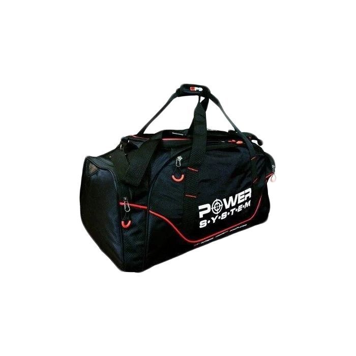 Сумка дорожная Power System PS-7010 Gym Bag Magna Чорно-Червона (7010BR-4) изображение 2