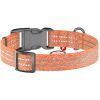 Нашийник для тварин WAUDOG Re-cotton з QR паспортом світловідбивний Ш 15 мм Д 25-35 см помаранчевий (02864) зображення 2
