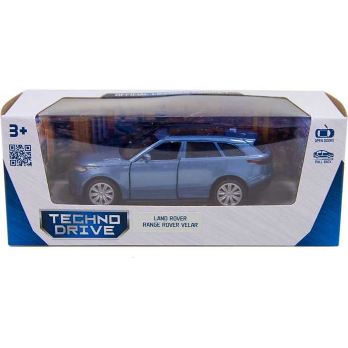 Масштабна модель автомобіля TechnoDrive LAND ROVER RANGE ROVER VELAR (синій) (250308) зображення 11