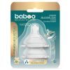 Соска Baboo силиконовая (2 шт), широкий горлышко, быстрый поток, 6+ мес (4-112) изображение 6