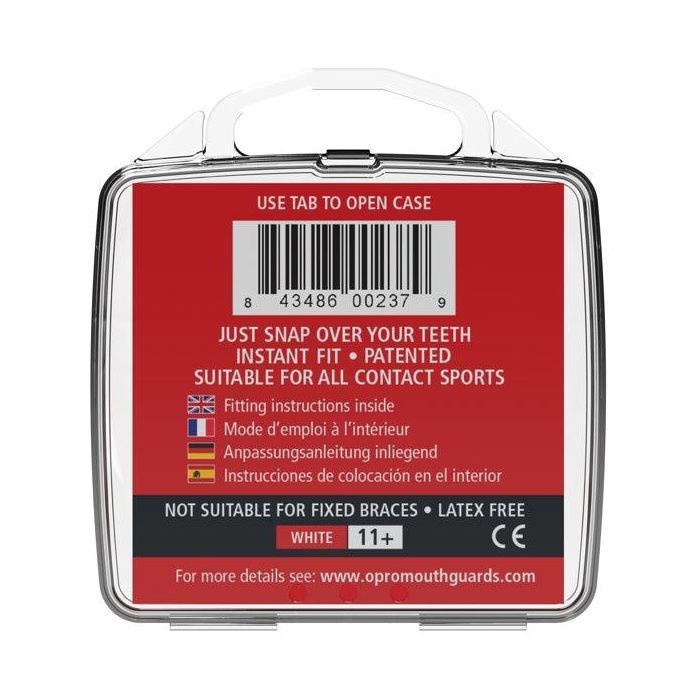 Капа Opro Snap-Fit доросла (вік 11+) Clear (art.002139015) (SN_Clear) изображение 8