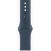 Смарт-часы Apple Watch Series 9 GPS 45mm Silver Aluminium Case with Storm Blue Sport Band - M/L (MR9E3QP/A) изображение 3