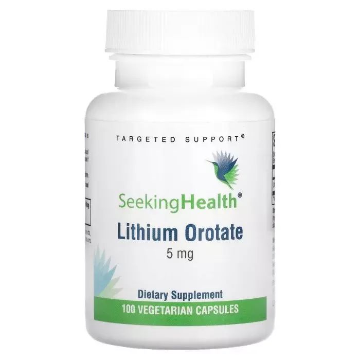 Травы Seeking Health Литий оротат, 5 мг, Lithium Orotate, 100 вегетарианских капсул (SKH-52061) > цены в Киеве и Украине Травы Seeking Health Литий оротат, 5 мг, Lithium Orotate, 100 вегетарианских капсул (SKH-52061)