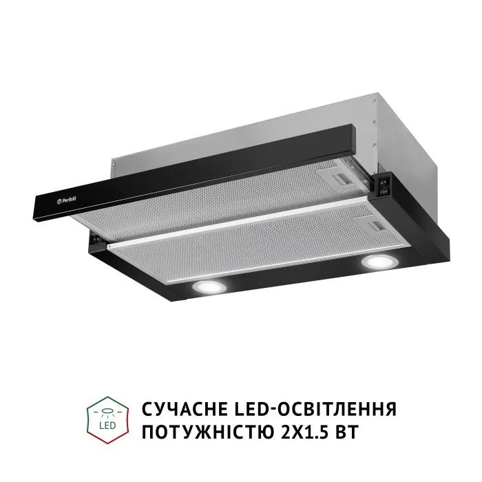 Вытяжка кухонная Perfelli TL 6622 BL 1000 LED изображение 4