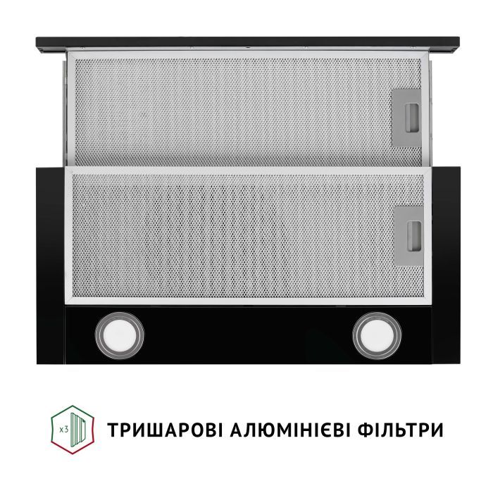 Витяжка кухонна Perfelli TL 6622 I 1000 LED зображення 7