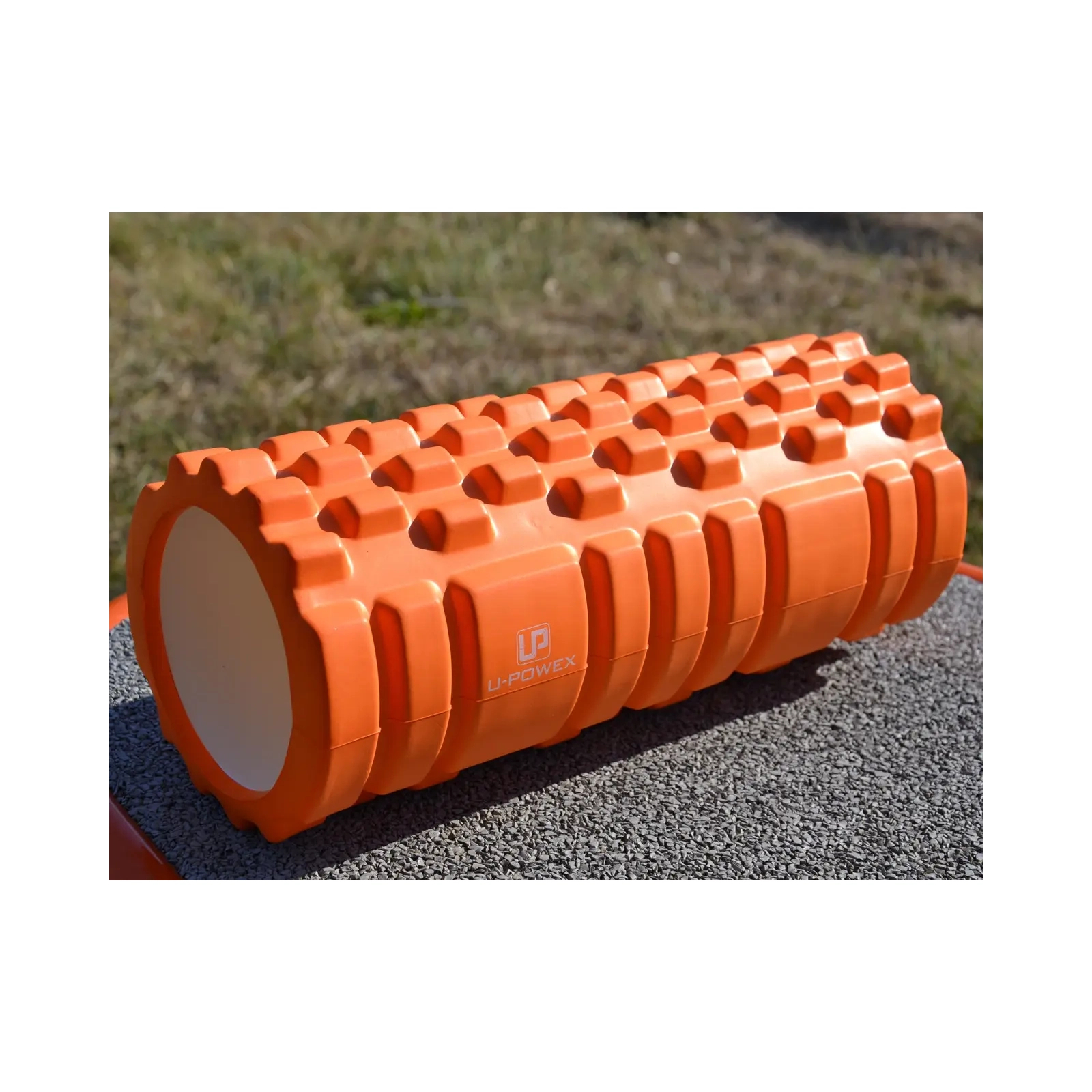 Масажний ролик U-Powex UP_1020 EVA foam roller 33x14см Orange (UP_1020_T1_Orange) зображення 8