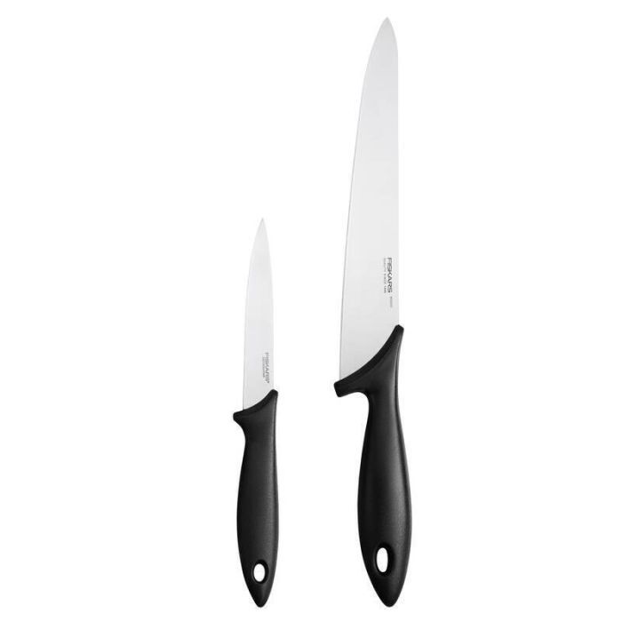 Набір ножів Fiskars Essential для шеф-кухаря 2 шт (1065582)