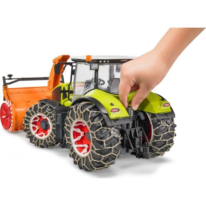 Спецтехніка Bruder Трактор Claas Axion 950 для прибирання снігу (03017) зображення 12