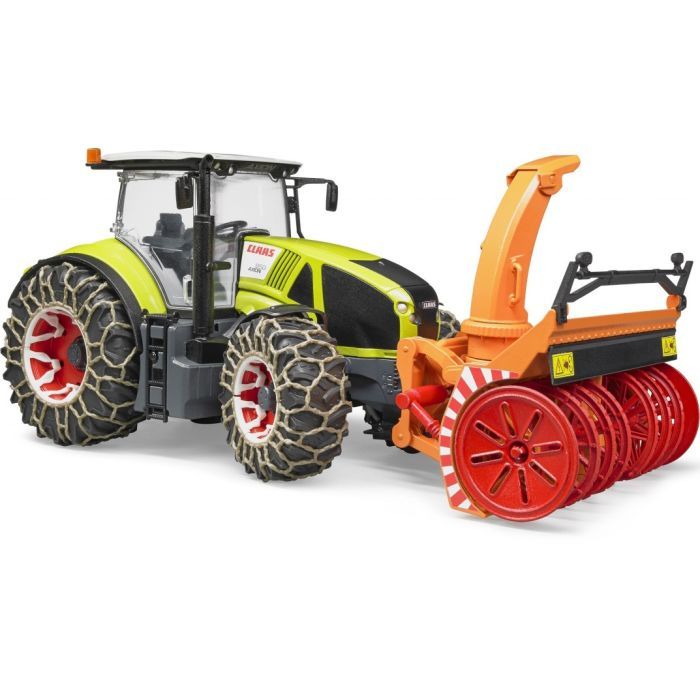 Спецтехніка Bruder Трактор Claas Axion 950 для прибирання снігу (03017) зображення 6