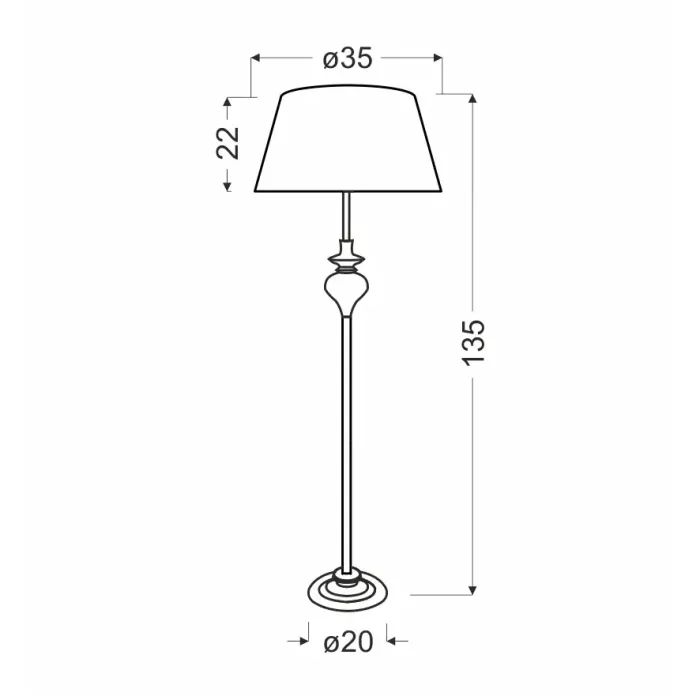 Торшер Candellux 51-09258 Prima (51-09258) зображення 3