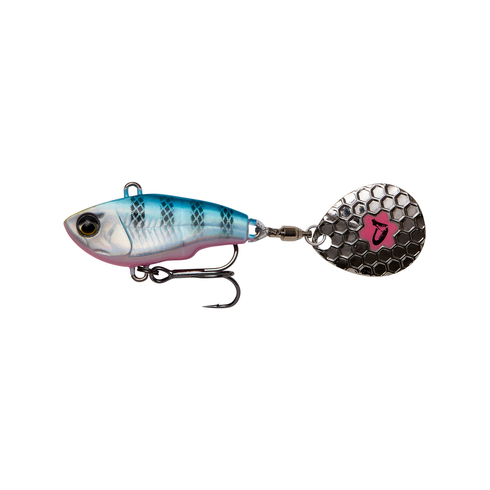 Блесна Savage Gear Fat Tail Spin 65mm 16.0g Blue Silver Pink (1854.11.74)