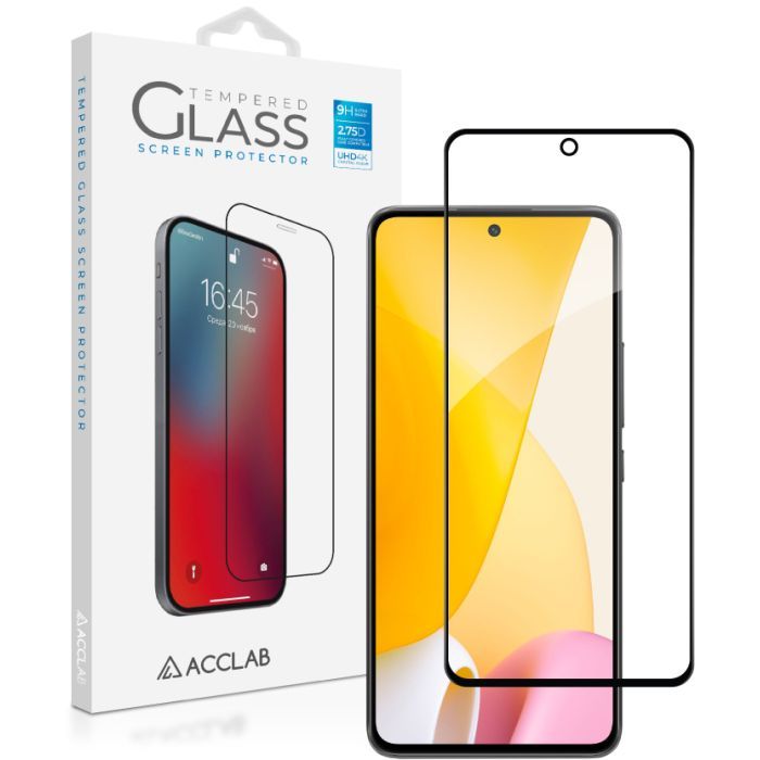 Скло захисне ACCLAB Full Glue Xiaomi 12 Lite (1283126559358) зображення 2