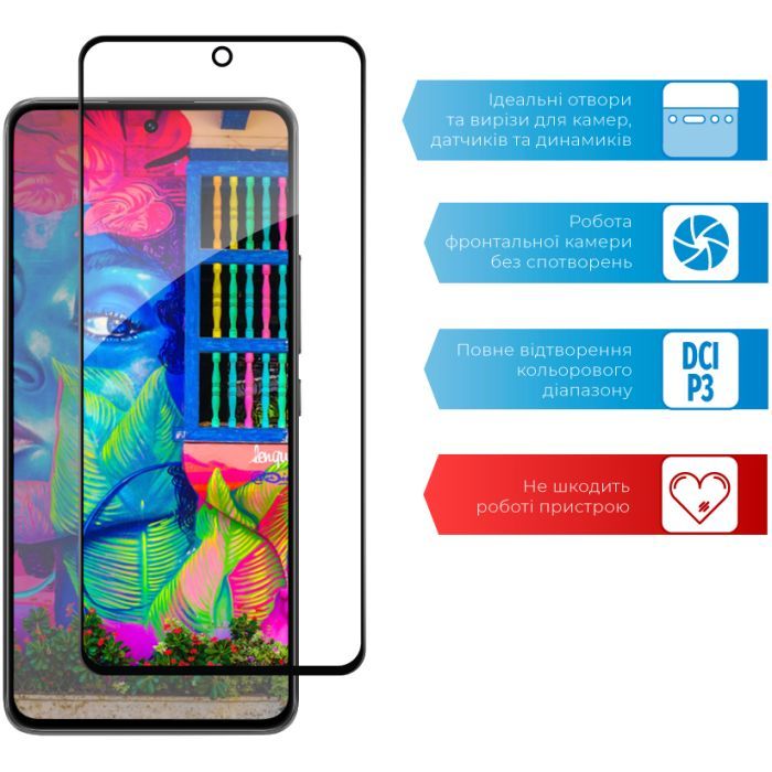Скло захисне ACCLAB Full Glue Xiaomi 12 Lite (1283126559358) зображення 5