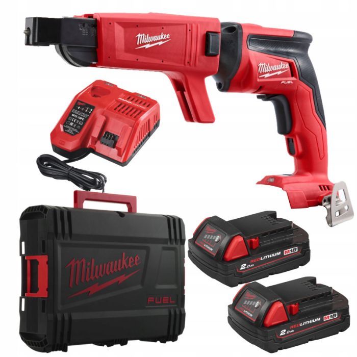 Шуруповерт Milwaukee FSGC-202X для гипсокартона, M18 FUEL, 13Нм, 2x2Ah, HD Box (4933459199)