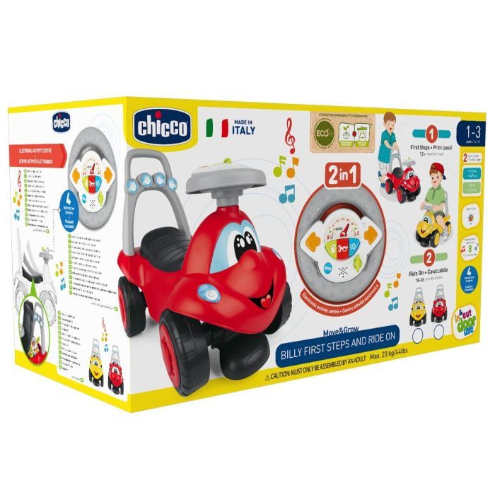 Чудомобиль Chicco 2 в 1 Билли (красный) 8058664152865 (11211.00) изображение 3