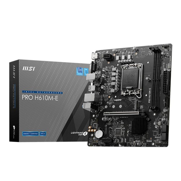 Материнская плата MSI PRO H610M-E изображение 2