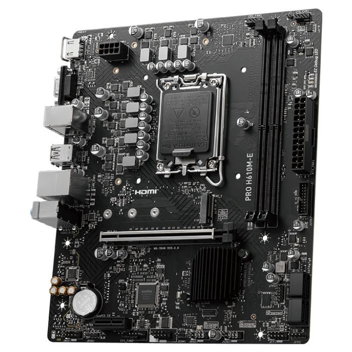 Материнская плата MSI PRO H610M-E изображение 3
