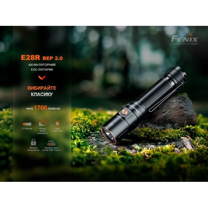 Фонарь Fenix E28R V2.0 (E28RV20) изображение 6