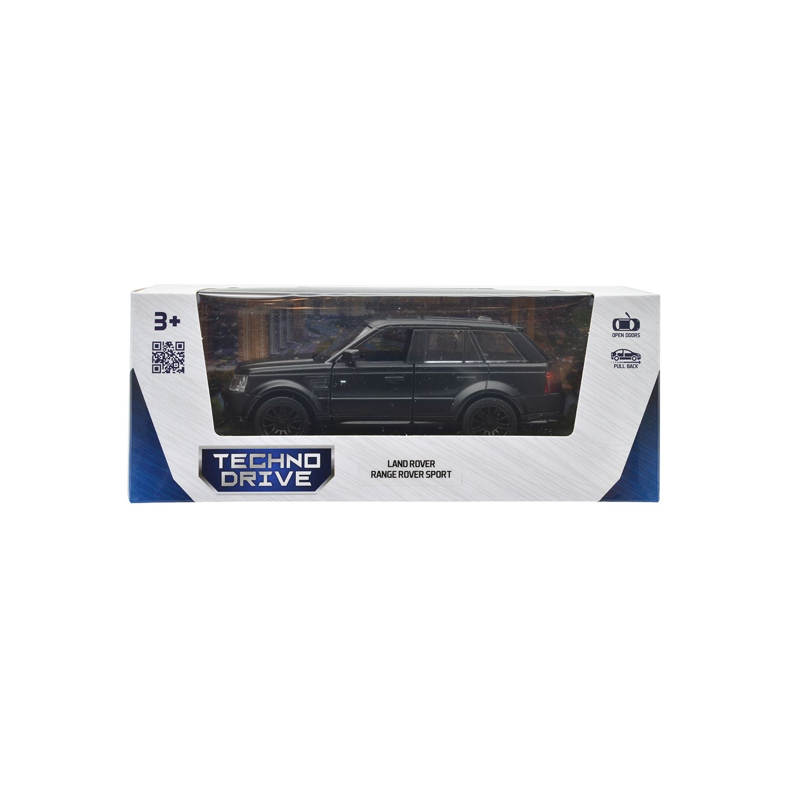 Машина Techno Drive Land Rover Range Rover Sport чорний (250342U) зображення 11