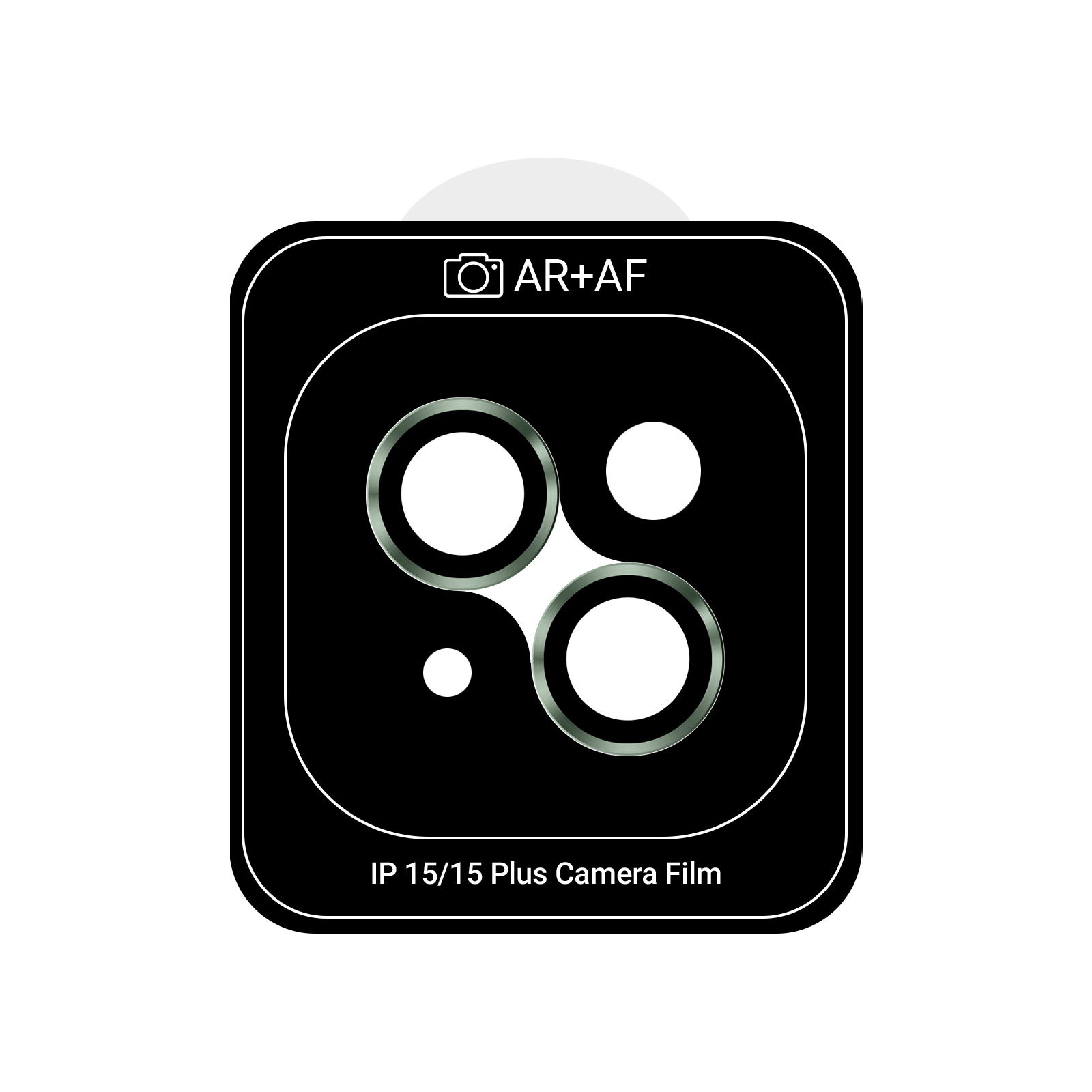 Стекло защитное Armorstandart Camera Pro Apple iPhone 15 / 15 Plus Green (ARM73315)