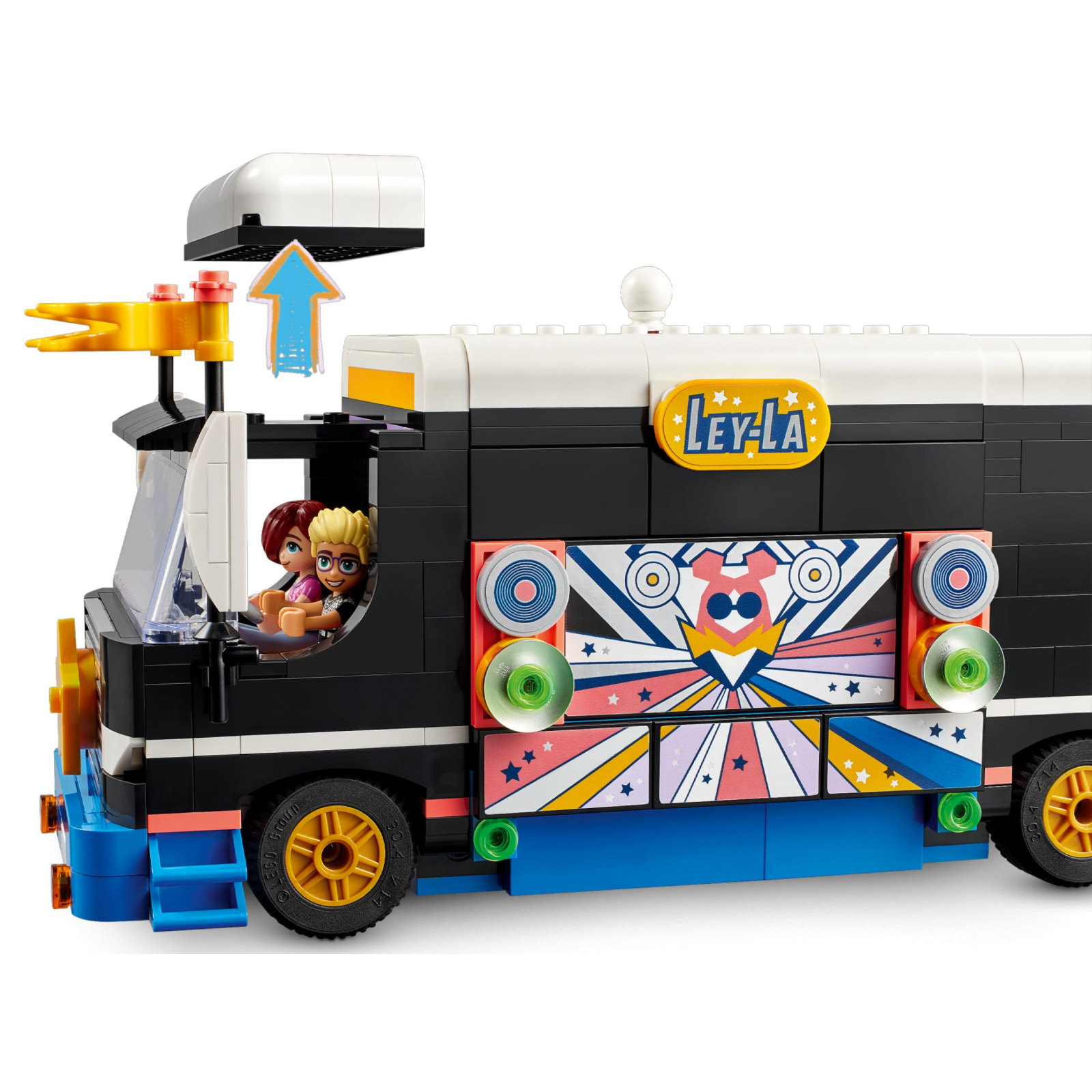 Конструктор LEGO Friends Автобус для музичного туру попзірки 845 деталей (42619) зображення 5