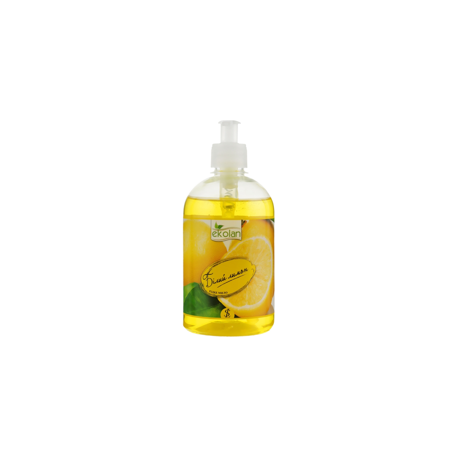 Жидкое мыло Ekolan Белый лимон 500 г (4820217130248)