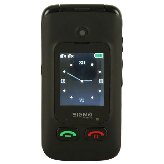 Мобильный телефон Sigma Comfort 50 Shell Duo Type-C Red Black (4827798212516)
