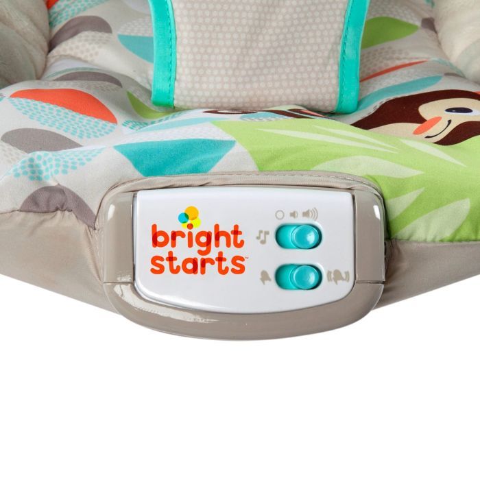 Крісло-гойдалка Bright Starts Happy Safari Bouncer (11508) зображення 3 Крісло-гойдалка Bright Starts Happy Safari Bouncer (11508) зображення 3