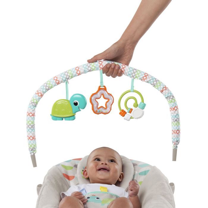 Крісло-гойдалка Bright Starts Happy Safari Bouncer (11508) зображення 8 Крісло-гойдалка Bright Starts Happy Safari Bouncer (11508) зображення 8